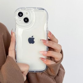 iPhone14promax Case, Korean Acsta Storage, Fits in Your Hand, Clear, Stylish, Clear, Popular, Transparent, Cute (iPhone14promax)