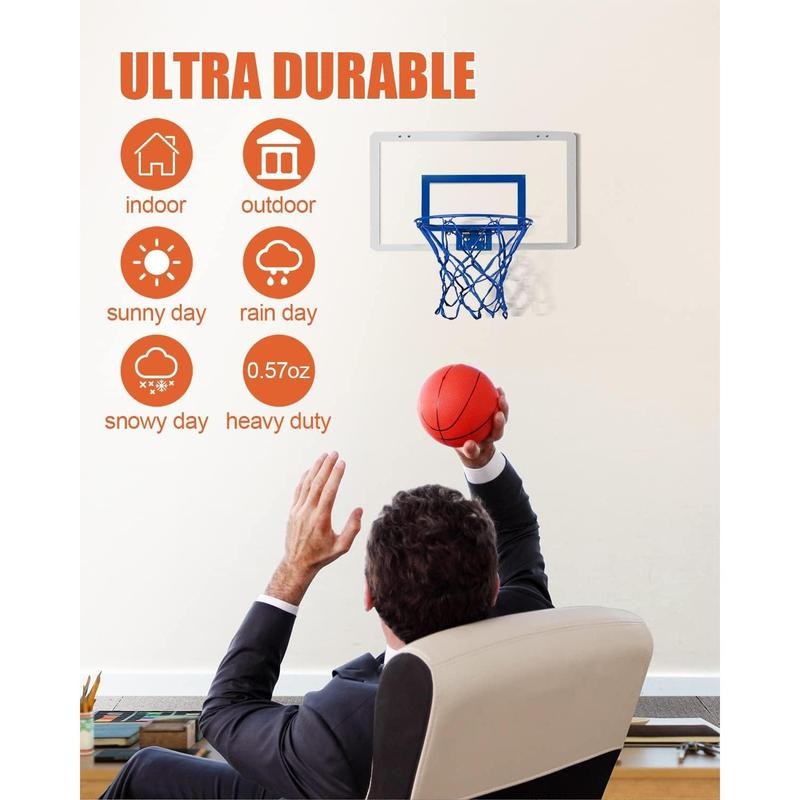 Mini Basketball Net Replacement 8 Loop [2 Pack], Vibrant Color,