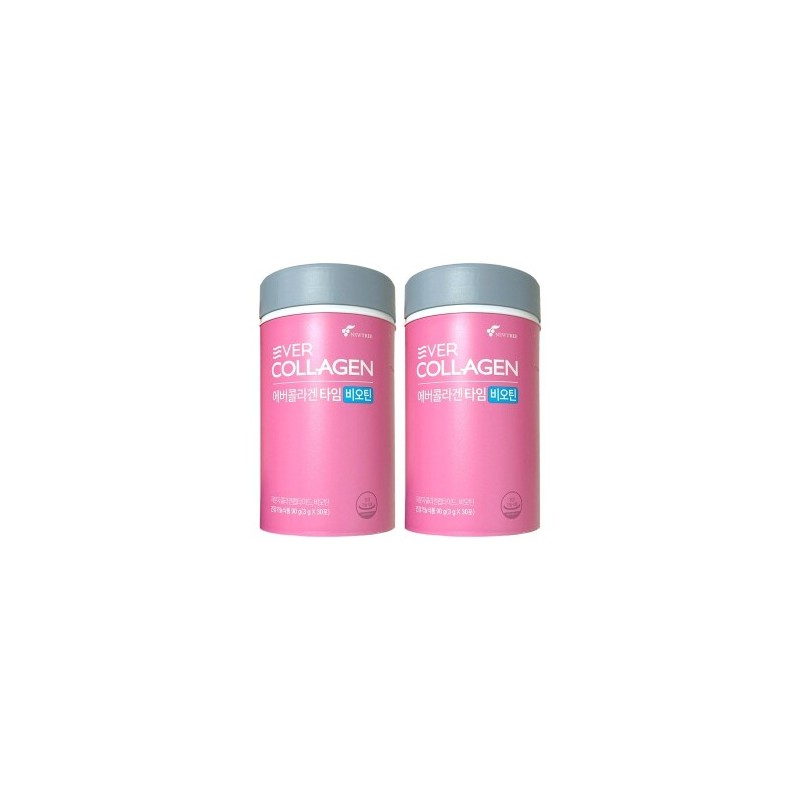 Ever Collagen Time Biotin Low Molecular Collagen Peptide 3g 60