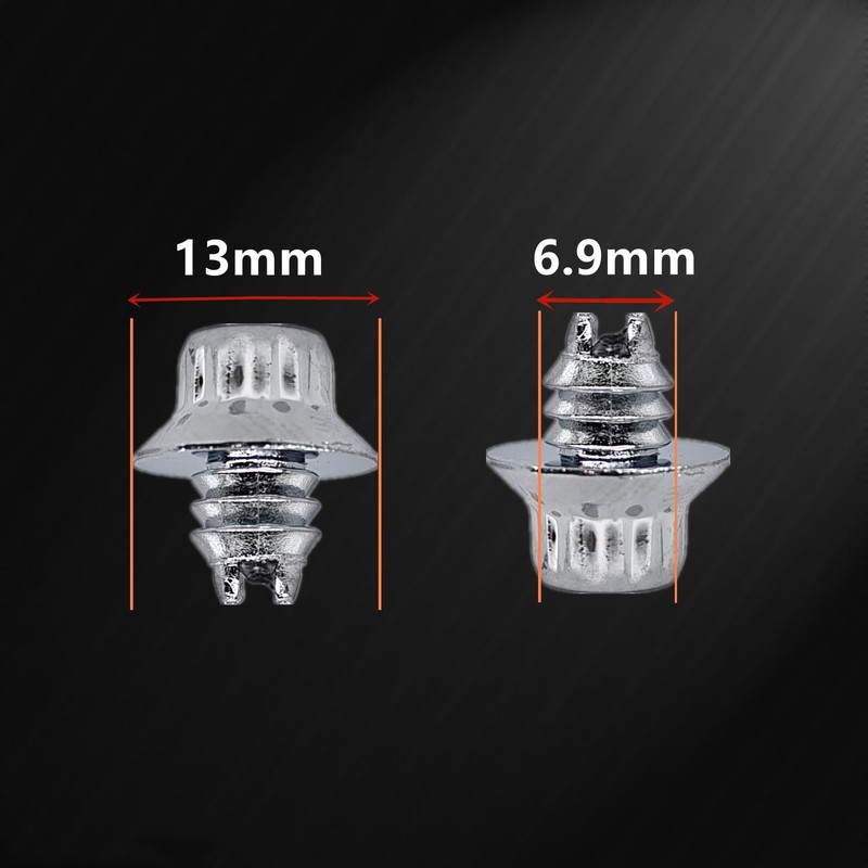 100pcs Wheel Cap Universal Wheel Rivets Nuts Wheel Rims Alloy