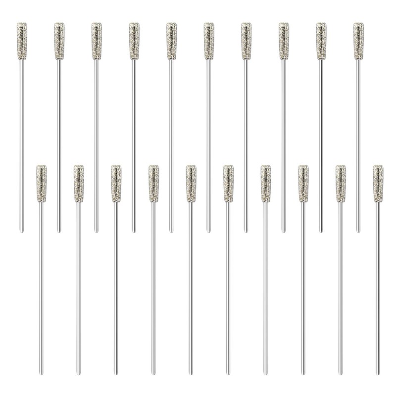 20Pcs 1mm Small Diamond Drill Bits for Glass Jewellery, Diamond