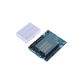 4 Pieces of UNO R3 ProtoShield Prototype Expansion Board with SYB-170 Mini Breadboard Based on Arduino UNO R3 ProtoShield