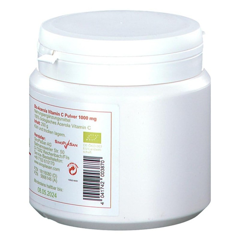 Organic Acerola Vitamin C1000 mg Powder 250 g