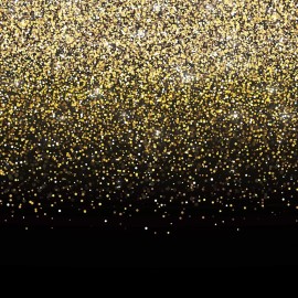 Unbranded Black and Gold Photo Backdrop - Perfect Decoration for Parties and Holidays