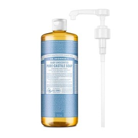 Dr. Bronner's Castile Soap 950ml + Exclusive Pump Set (Select 1 of 12) / 닥터브로너스 캐스틸 솝 950ml+전용펌프 세트 12종 택1