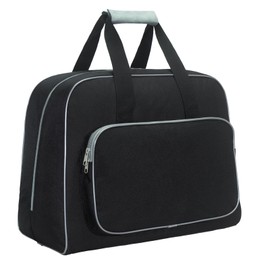 Haroranax Sewing Machine Carrying Case - Portable Storage Organizer for Tools Threads & Scissors | Durable Travel-Friendly Design for Home Sewing Projects & Craft Storage (Deep grey)