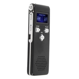 Digital Voice Recorder HD Noise Reduction Built in Dual Microphone Portable Recording Device MP3 Player for Lecture 8G