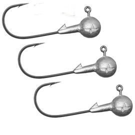 Classic Musaga Jig Hook 4/0, Pack of 3) G 3G 5G 7G 8.5g 10g, 12g, 15 g, 17g, 20g, 25g – Jig * Jig Head * Jighead * Jigs Lead Head Single Hooks
