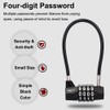 4-Digit U-Lock Bicycle Combination Password Combination Lock Suitcase Lock Luggage