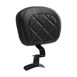 TCT-MOTORPARTS Driver Rider Backrest Pad Fit for Harley Touring Road King Street Road Electra Glide Ultra 2009-2023 Black Stitching