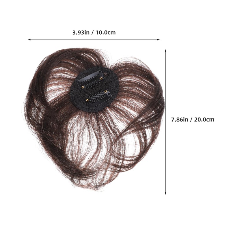 Frcolor Women's Crown Wig, One-touch Hair Extension, Partial Wig, Circular,