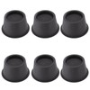 6Pcs Furniture Risers Round Plastic Furniture Lift Riser for Bed
