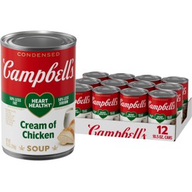 Campbell's Condensed Healthy Request Cream of Chicken Soup, 10.5 oz. Can (Pack of 12) (Packaging May Vary)