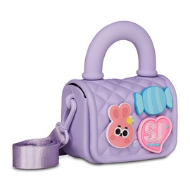 SJ GANG STYLE JAM GANG Mini Borsetta A Mano Personalizzabile Lilla Con Pins Amovibili E Tracolla Regolabile