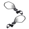 Aluminium Alloy 360° Rotating Bicycle Reflective Rear View Mirror Back