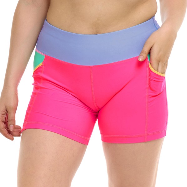 Body Glove Women's Standard Splash Elastic Waist Hybrid Swim Short