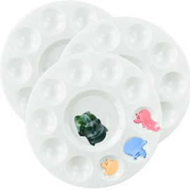 REBECASKYENS Mixing Palette, Painting Palette for Storage, 3 Pieces Mixed Tablets for Painting Shades, Universal Palette for DIY Art Painting