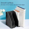 deli Collapsible Magazine File Holder 4 Vertical Compartment Binder Holder