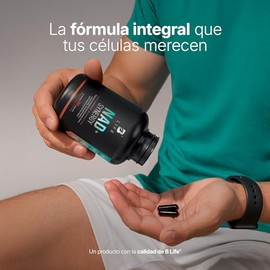 B Life NAD+ | con 60 Días de Consumo vs Otros con Solo 30 Días | Nicotinamida Ribosa Potenciada con Quercetina y Betaína | Alta absorción | NAD+ Syner