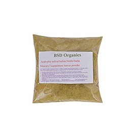 BSD ORGANICS Leaves Powder of Acalypha Indica/Indian Nettle/Indian Mercury/Indian Copperleaf/kuppaimeni (50 Gm / 1.7 Oz)