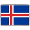 Pixly® Iceland Flag Fridge Magnet Large Jumbo Size Icelandic Keepsake