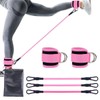 Ankle Strap with Exercise Bands for Leg Butt Training Workout