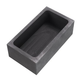 sourcing map Gold Silver Graphite Ingot Mould Melting Pot for Casting Metal Aluminium Copper Brass Melting Refining 3.15 x 1.57 x 0.98 Inches (1500 g Gold/750 g Silver)