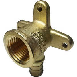 2 Pcs. XFITTING 3/8'' Pex x 1/2'' Female Elbow with Drop Ear (2-3/8XX1/2D)