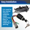 129572 Ignition Switch with 2 Key Compatible with Tracker Boats,