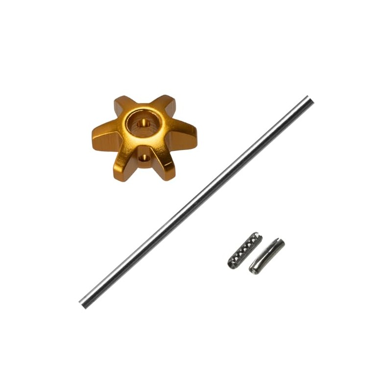 ZETA RACING DIRTFREAK Replacement Adjustment Knob for Pilot Lever Gold