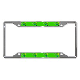 Fastasticdeals Tennis License Plate Frame Tag Holder Cover