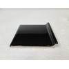 DALTILE Black Ceramic Subway Tile 4.25 in Cove Base Wall