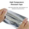CHUANGSEED Adhesive Aluminum Foil Fiberglass Heat Shield Tape 3in x