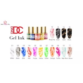 DAISY DND DC Gel Ink - Nail Art Marble Design - Made in USA  - 06 Yellow