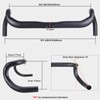 RXL SL Carbon Fiber Gravel Handlebars 478mm gravel bike handlebar