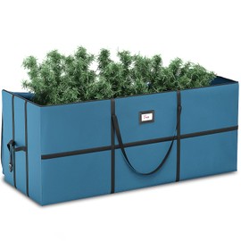 StorageBud Christmas 2 Pack Tree Storage Bag - Fits Up to 9 ft. Tall Holiday Artificial Disassembled Trees with Durable Reinforced Handles & Dual Zipper - Waterproof Material with Wide Opening