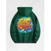 GOOD VIBES Graffiti Hoodie 100% Cotton US Warehouse 7 ColorsColor: