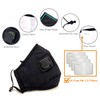 TK FASHION MASK Black Cotton Reusable Washable Face Mask with