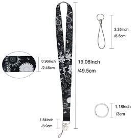 Yiflin Cute Neck Lanyard for Keys, Wallet, Id Card Holder, Cool Keychain Lanyard for Women, Men, Teacher