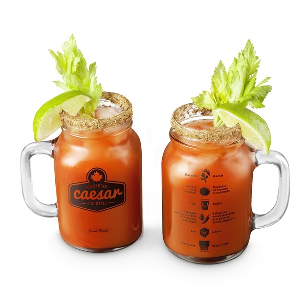 Final Touch Caesar Glasses - Set of 2 (GG5102)