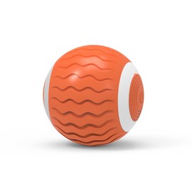 Cat Toys Interactive Spinning Ball, for Cats and Kittens. Great Exercise, with Flashing LED Lights, and it’s Rechargeable. Orange