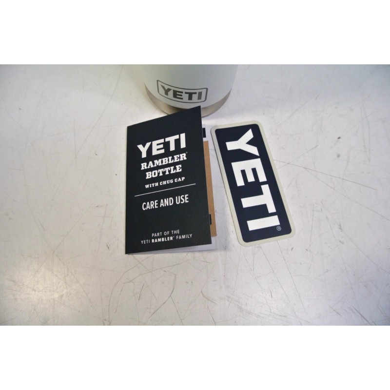YETI Rambler 18oz Bottle with Chug Cap - White