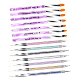 Baluue 1set Manicure Drawing Pens Kit Nail Art Tools for Fine Detailing Patterns for Creative Manicure Painting Suitable for Nail Enthusiasts
