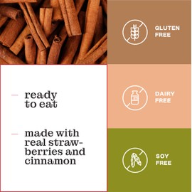 Katz Gluten Free Toaster Pastries. Cinnamon. Easy Breakfast Food Or Anytime Healthy Snacks For Adults & Kids. Gluten Free. Dairy Free, Nut Free, Peanut Free, Soy Free. Kosher Snacks. Healthy Snacks For Adults & Kids 8 OZ (Pack Of 6)