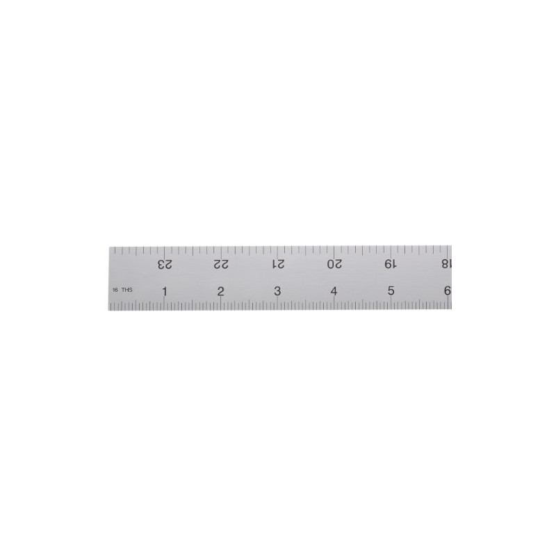 Fowler 52-330-024-0, Inch Rigid Steel Rule - 24"