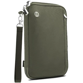WALNEW Passport Holder for Travel Family, RFID-Blocking Travel Wallet Holder for 6 Passports, Water Resistant Bag Document Organizer for Cards, Cash, Boarding Passes, Tickets