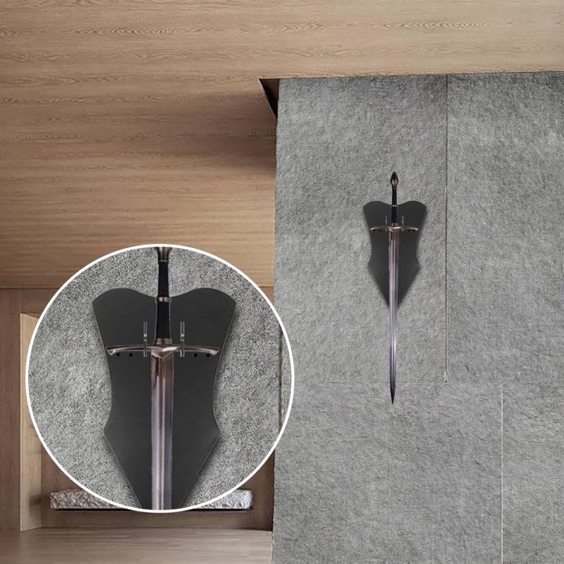 DONGKER Sword Holder, 1 Piece Wooden Wall Mount for Swords,