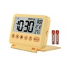 MeesMeek Digital Travel Alarm Clock - 3.54 inch LCD Display,