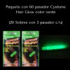 60 Pasador Cabello Cyalume Lightstick 1.5in Accesorio Fiesta
