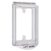 Safety Technology International, Inc. STI-6519 Single-Gang Hinged Clear Protective Polycarbonate